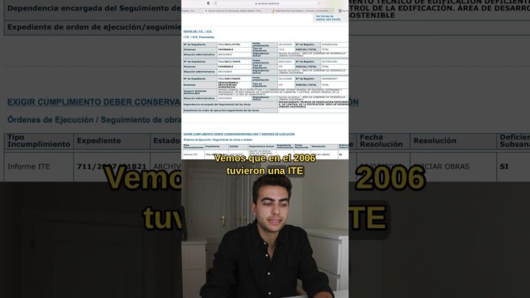 cada cuanto se pasa la ite de un edificio