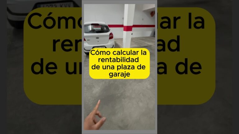 como alquilar una plaza de garaje