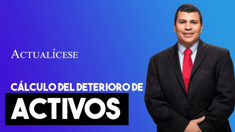 como calcular el deterioro de un activo