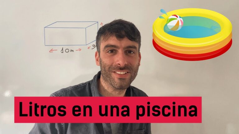 como calcular los litros de una piscina