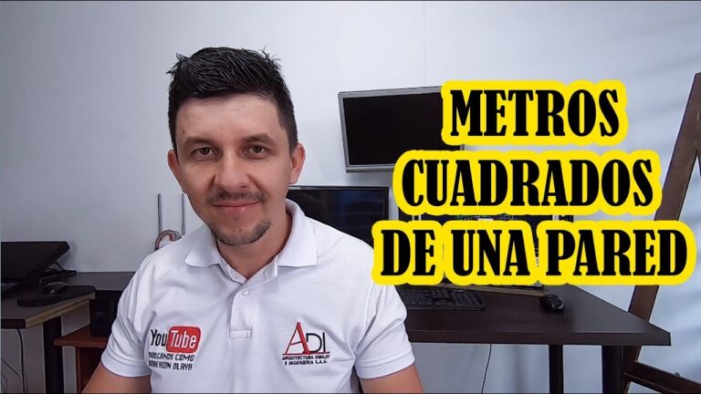 como calcular metros cuadrados de una pared