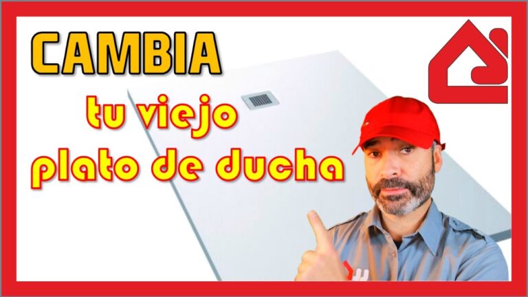 como cambiar un plato de ducha por otro