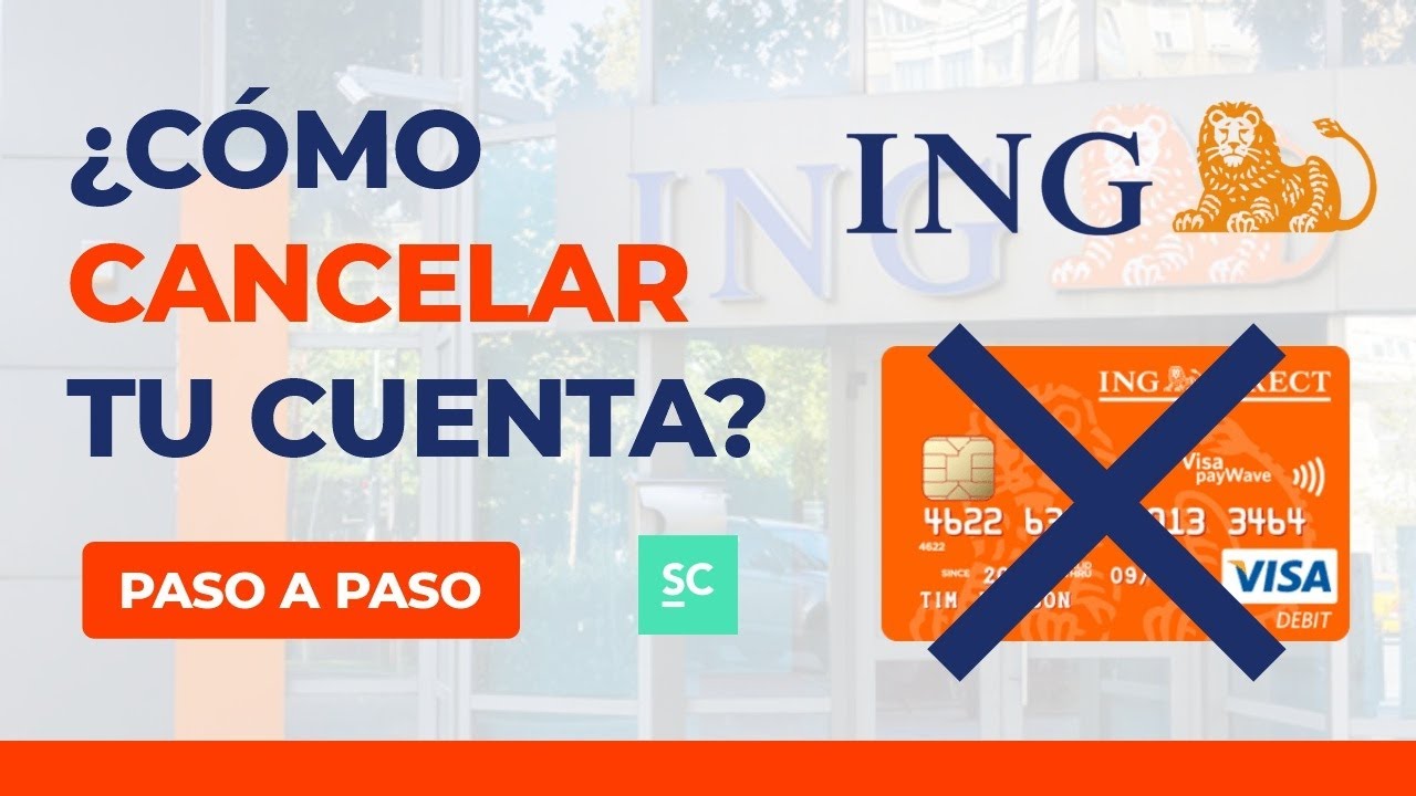 como cerrar una cuenta en ing