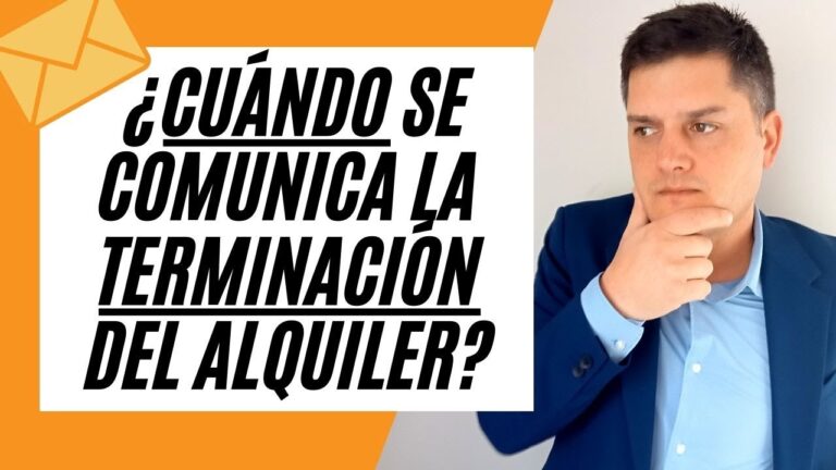 como comunicar a un inquilino que deje la vivienda