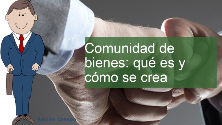 como crear una comunidad de bienes