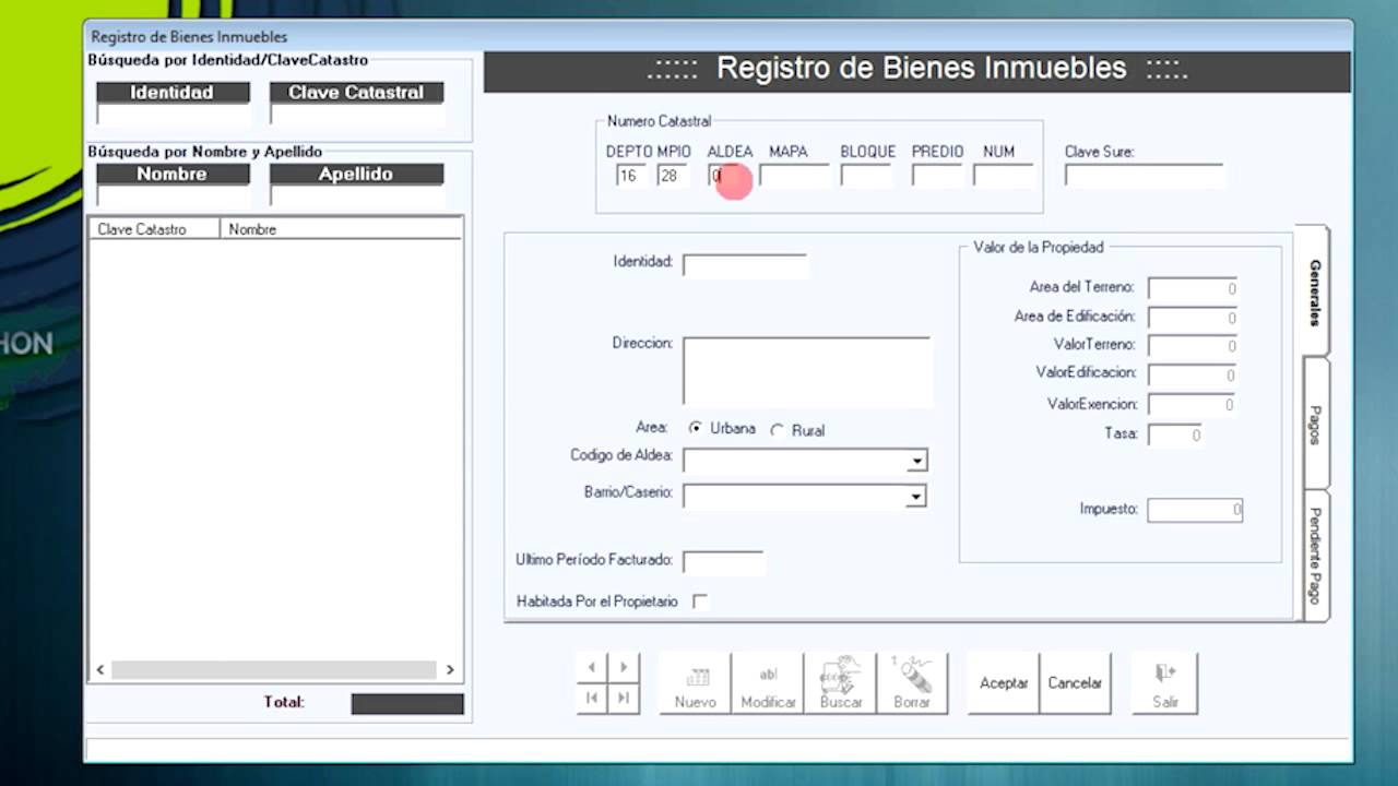 como dar de alta un terreno en catastro