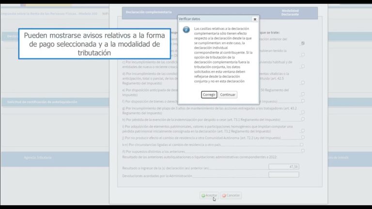 como declarar atrasos de años anteriores