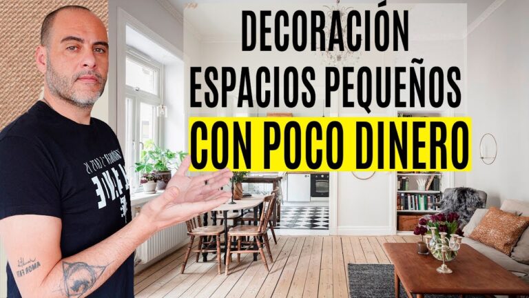 como decorar un piso pequeño con poco dinero