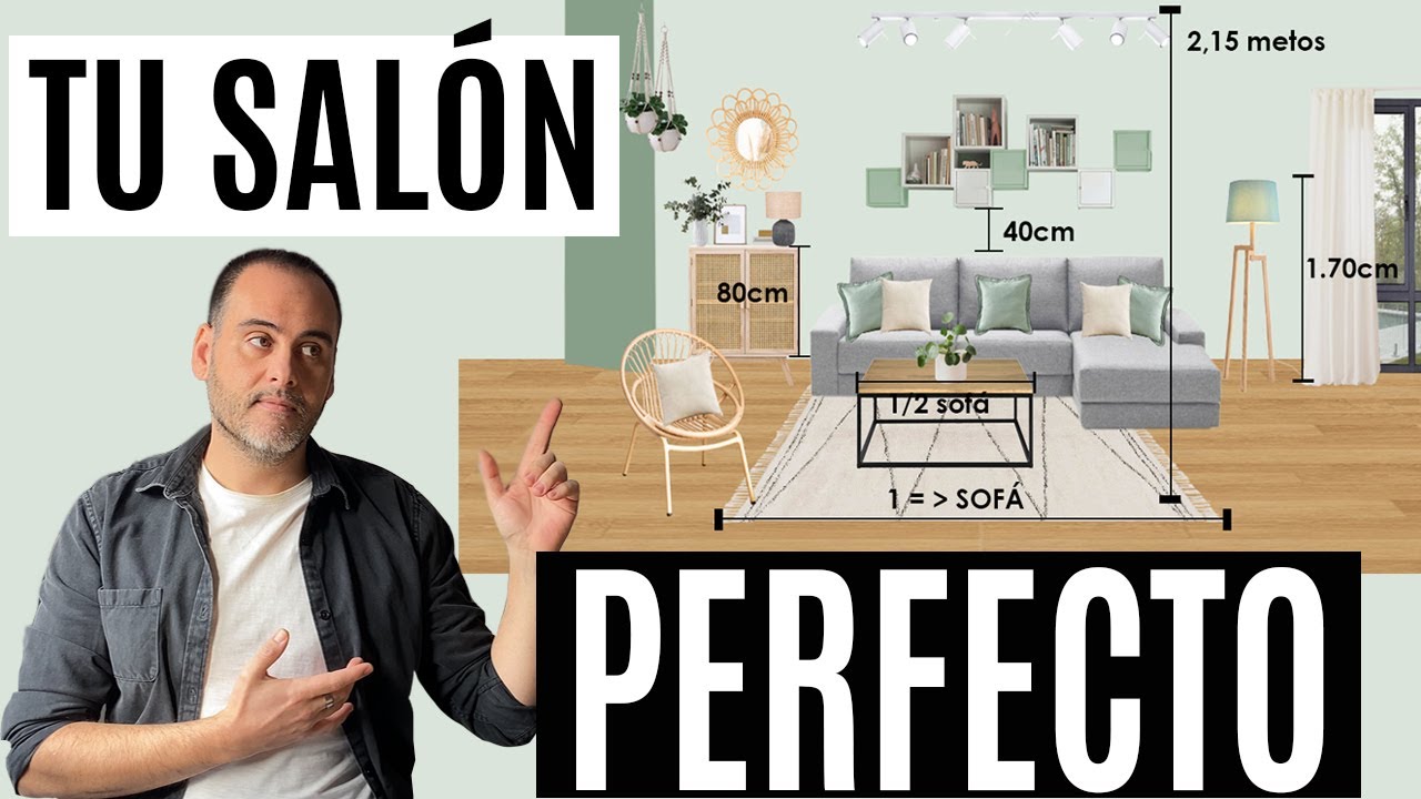 como decorar un salón grande rectangular