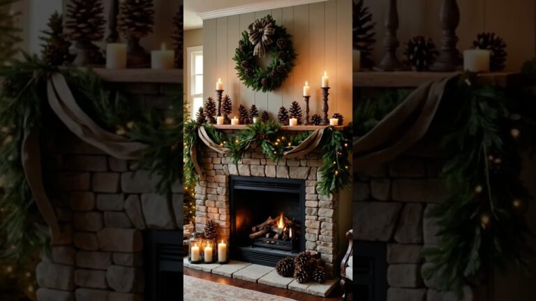 como decorar una chimenea que no se utiliza