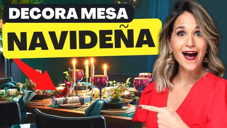 como decorar una mesa de navidad