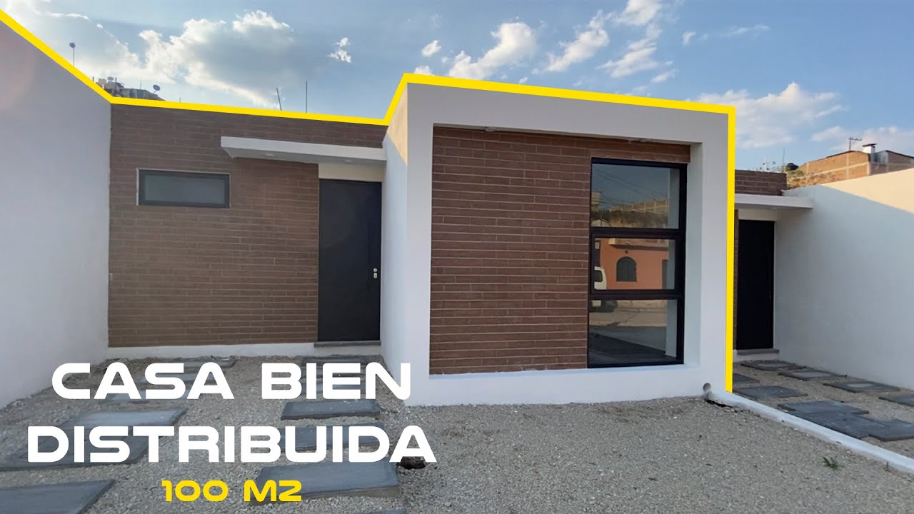 como distribuir una casa de 100m2