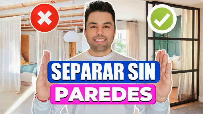 como dividir una habitación pequeña en dos dormitorios