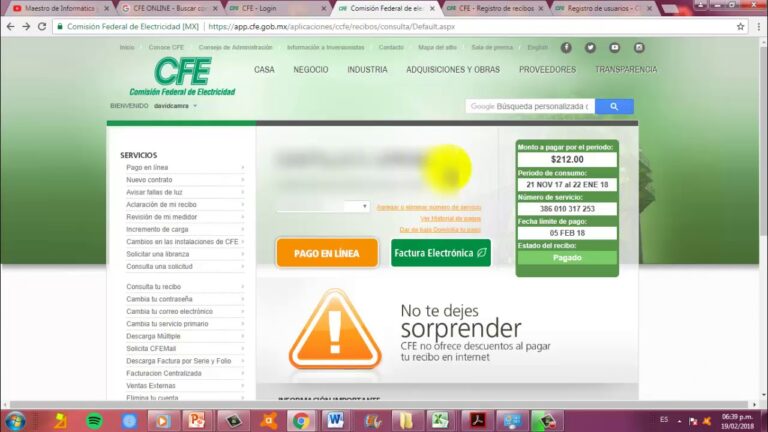 como eliminar mi cuenta de cfe