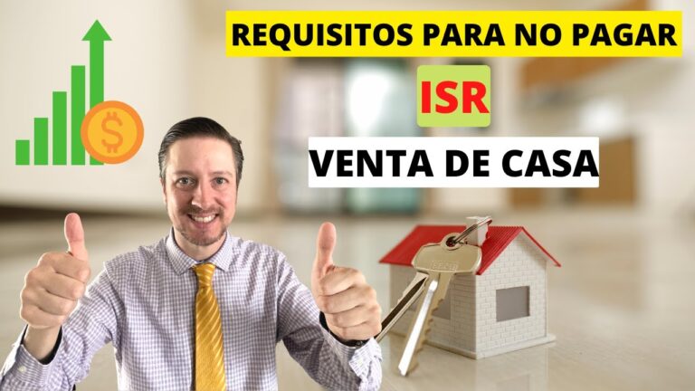 como exentar el isr en la venta de una casa