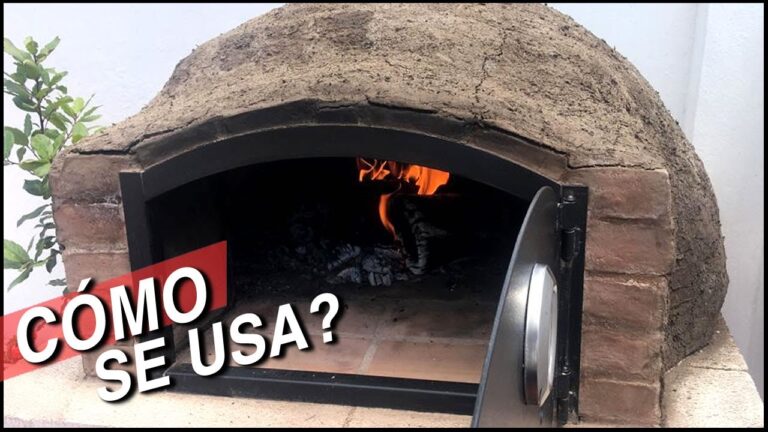 como funciona un horno de leña