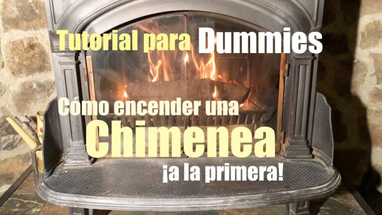 como funciona una chimenea de leña
