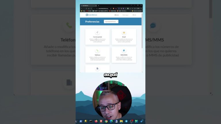 como inscribirme en la lista robinson