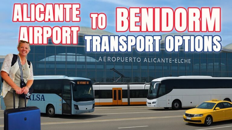como ir del aeropuerto de alicante a benidorm
