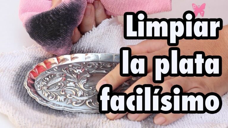 como limpiar la plata en casa