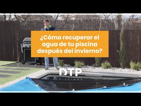 como limpiar piscina desmontable después del invierno