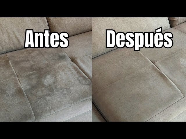 como limpiar sofa de tela muy sucio