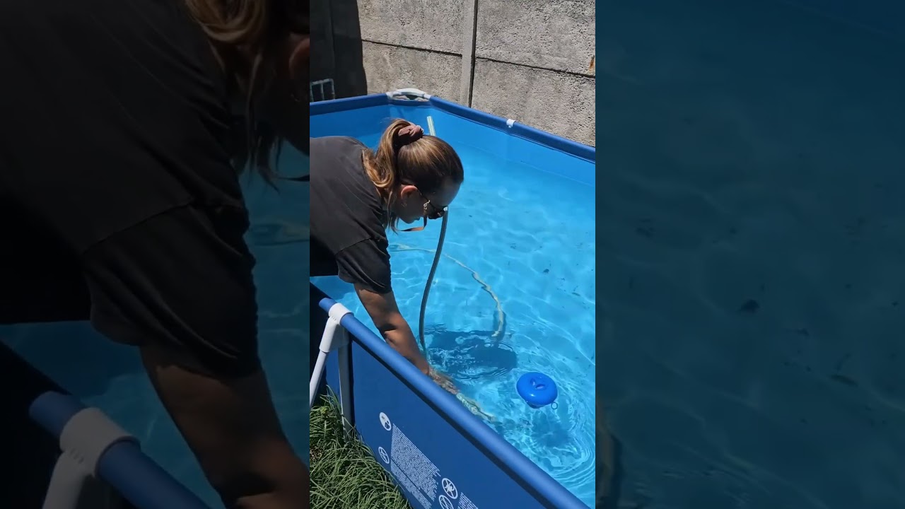 como limpiar una piscina sin limpiafondos