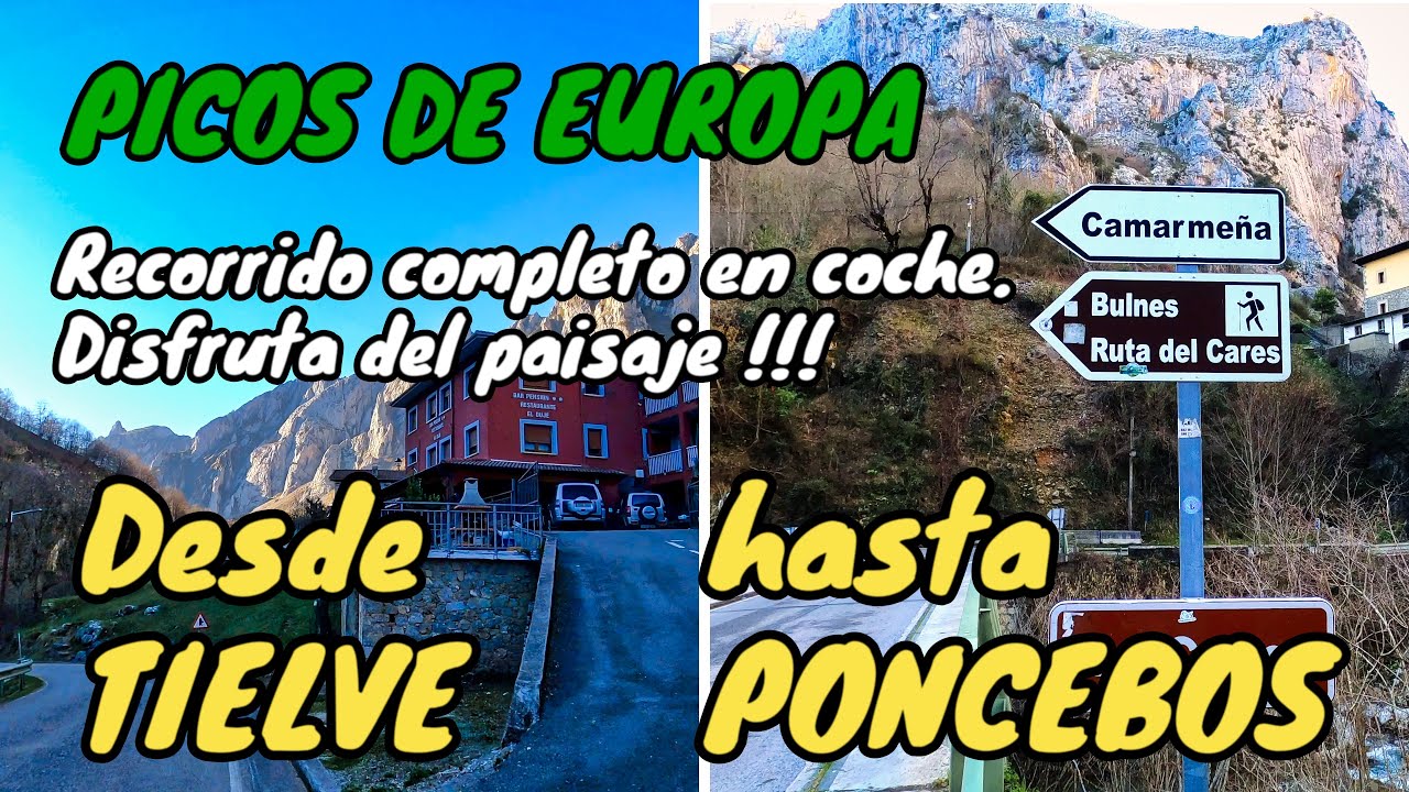 como llegar a poncebos en coche