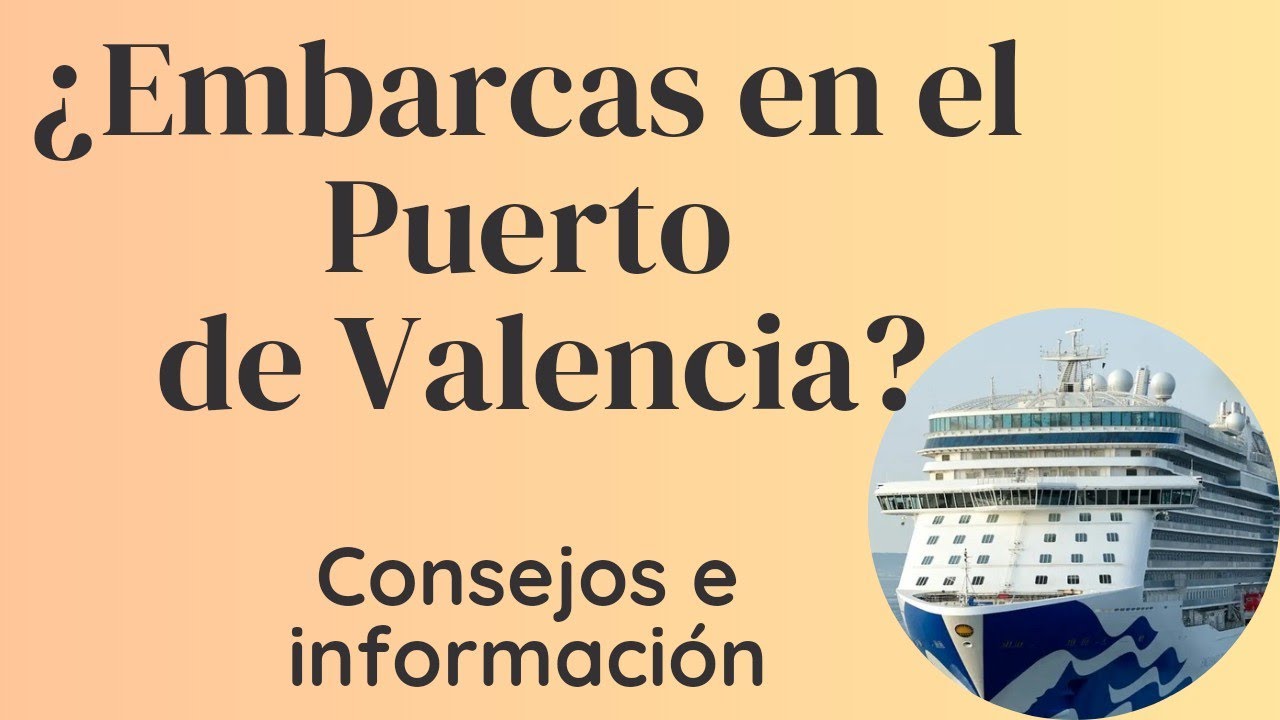 como llegar al puerto de valencia