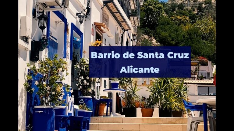 como llegar barrio santa cruz alicante
