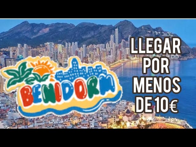como llegar de alicante a benidorm