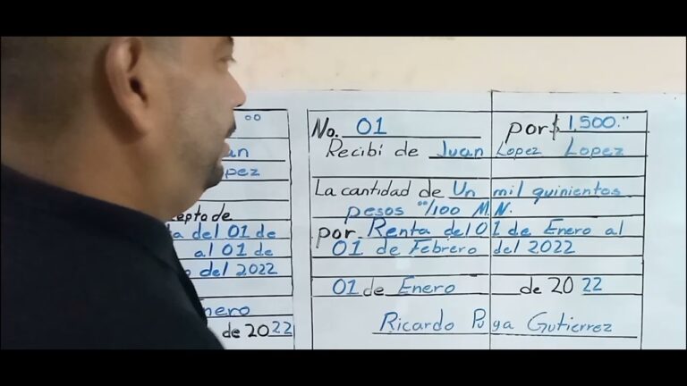como llenar una factura de arrendamiento
