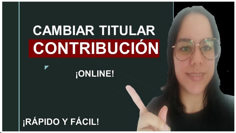 como poner la contribución a mi nombre