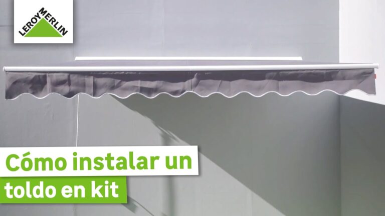 como poner un toldo en una terraza
