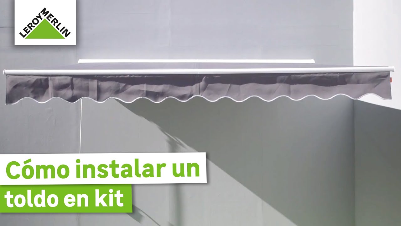 como poner un toldo en una terraza