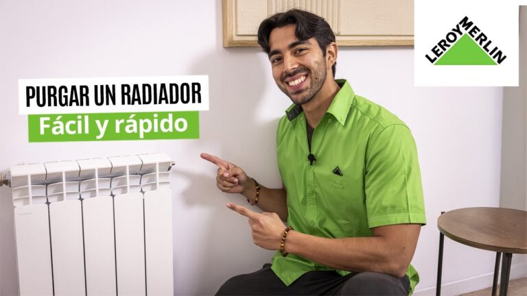 como purgar los radiadores de casa