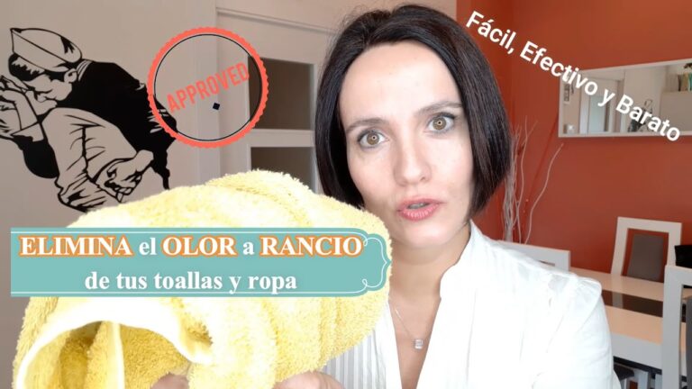 como quitar el mal olor de las toallas de baño