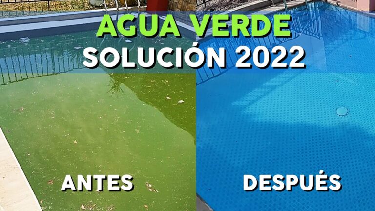 como quitar el verdin de una piscina de plastico