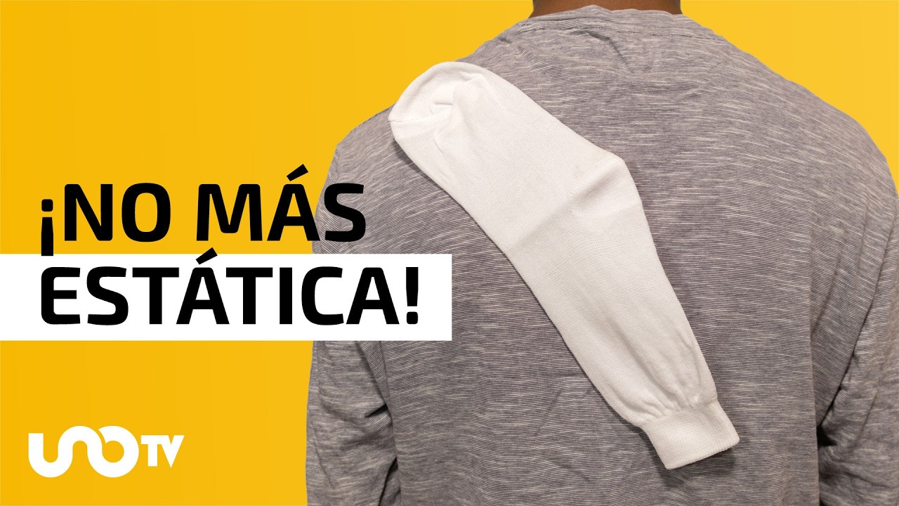 como quitar la electricidad de la ropa sin lavar