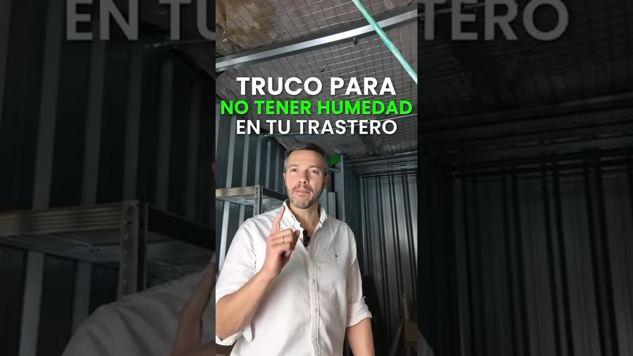 como quitar la humedad de un trastero