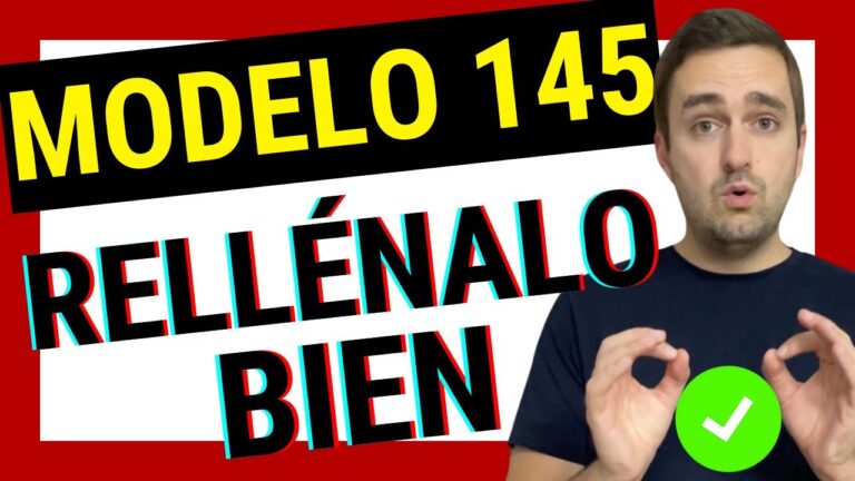 como rellenar el modelo 145 irpf
