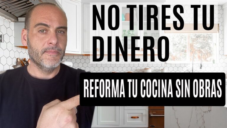 como renovar la cocina sin obras