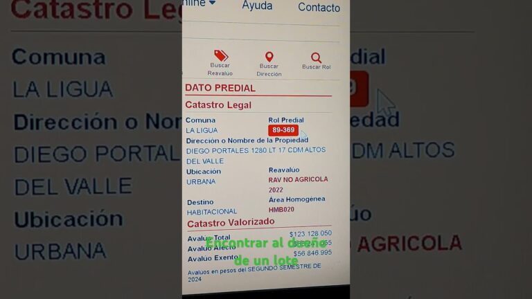 como saber a nombre de quien esta una vivienda