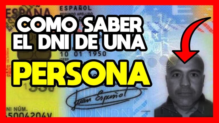 como saber de quien es el dni