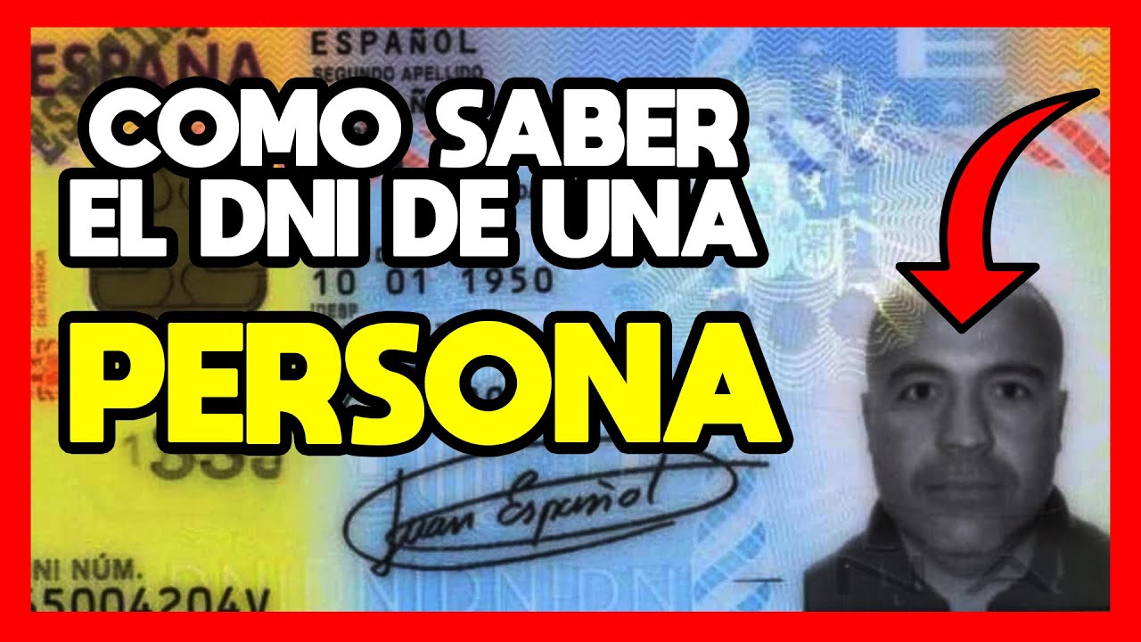 como saber de quien es el dni