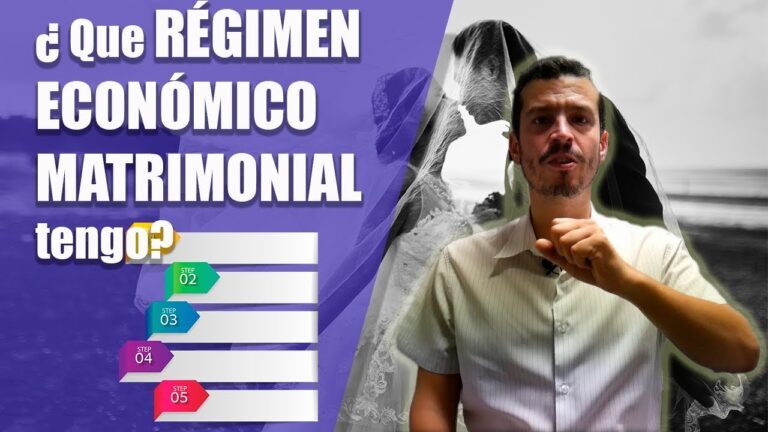 como saber en que regimen estoy casado
