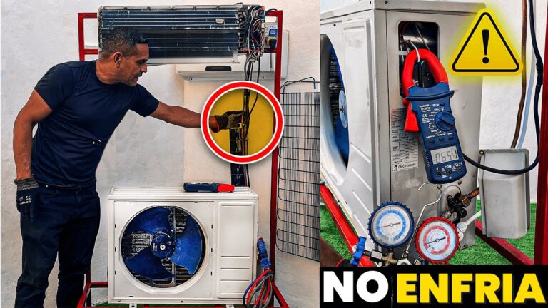 como saber si el aire acondicionado le falta gas
