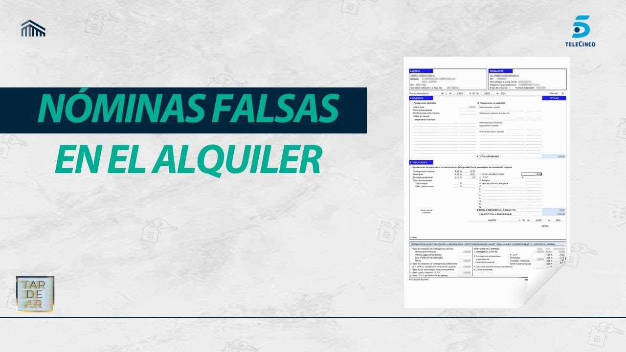 como saber si una nómina es falsa