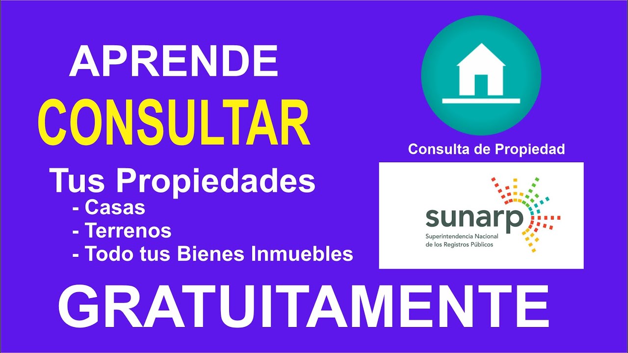 como saber si una propiedad esta registrada