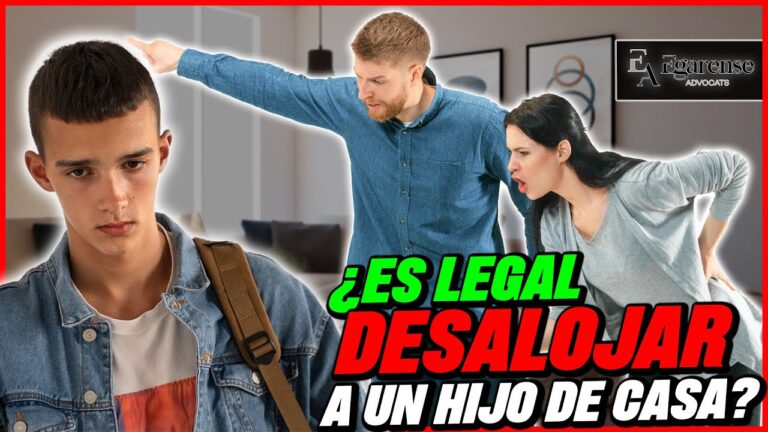 como sacar a un hijo de la casa legalmente